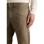 Jeckerson Green Cotton Skinny Jeans