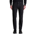 Jeckerson Black Cotton Skinny Pants