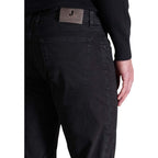 Jeckerson Black Cotton Skinny Pants