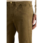 Jeckerson Brown Cotton Skinny Jeans