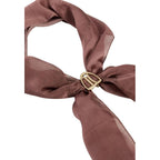Alviero Martini Prima Classe Gray Polyester Scarf