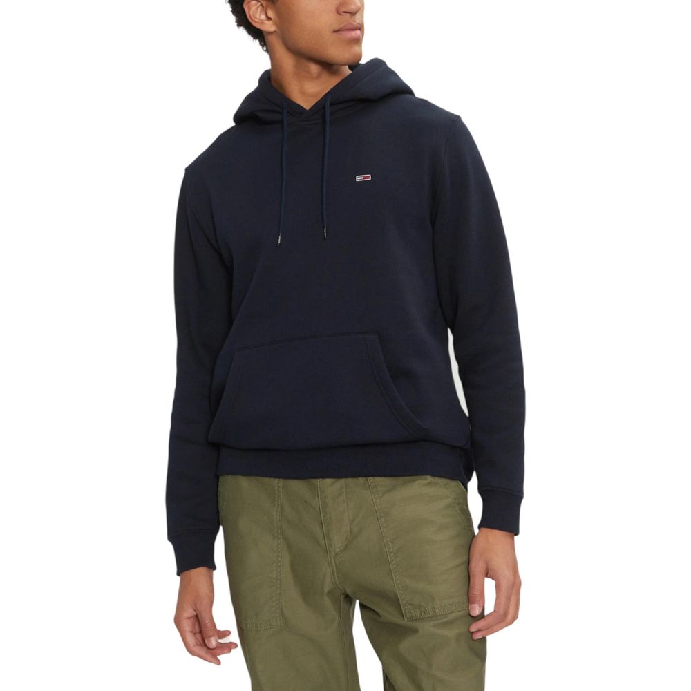 Tommy Hilfiger Jeans Blue Cotton Hoodie