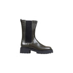 Calvin Klein Jeans Gray Leather Ankle Boots