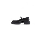 Calvin Klein Jeans Black Leather Platform Pumps