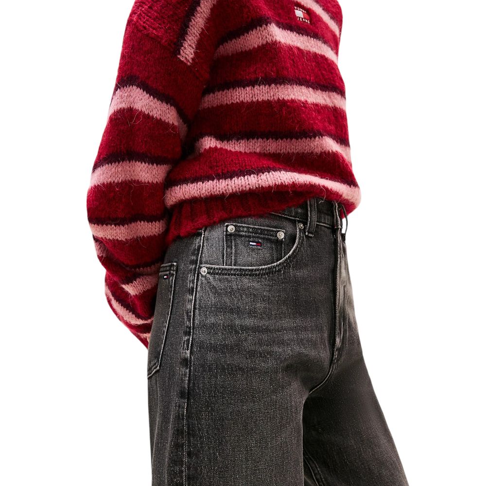 Tommy Hilfiger Jeans Black Recycled Cotton Mom Jeans