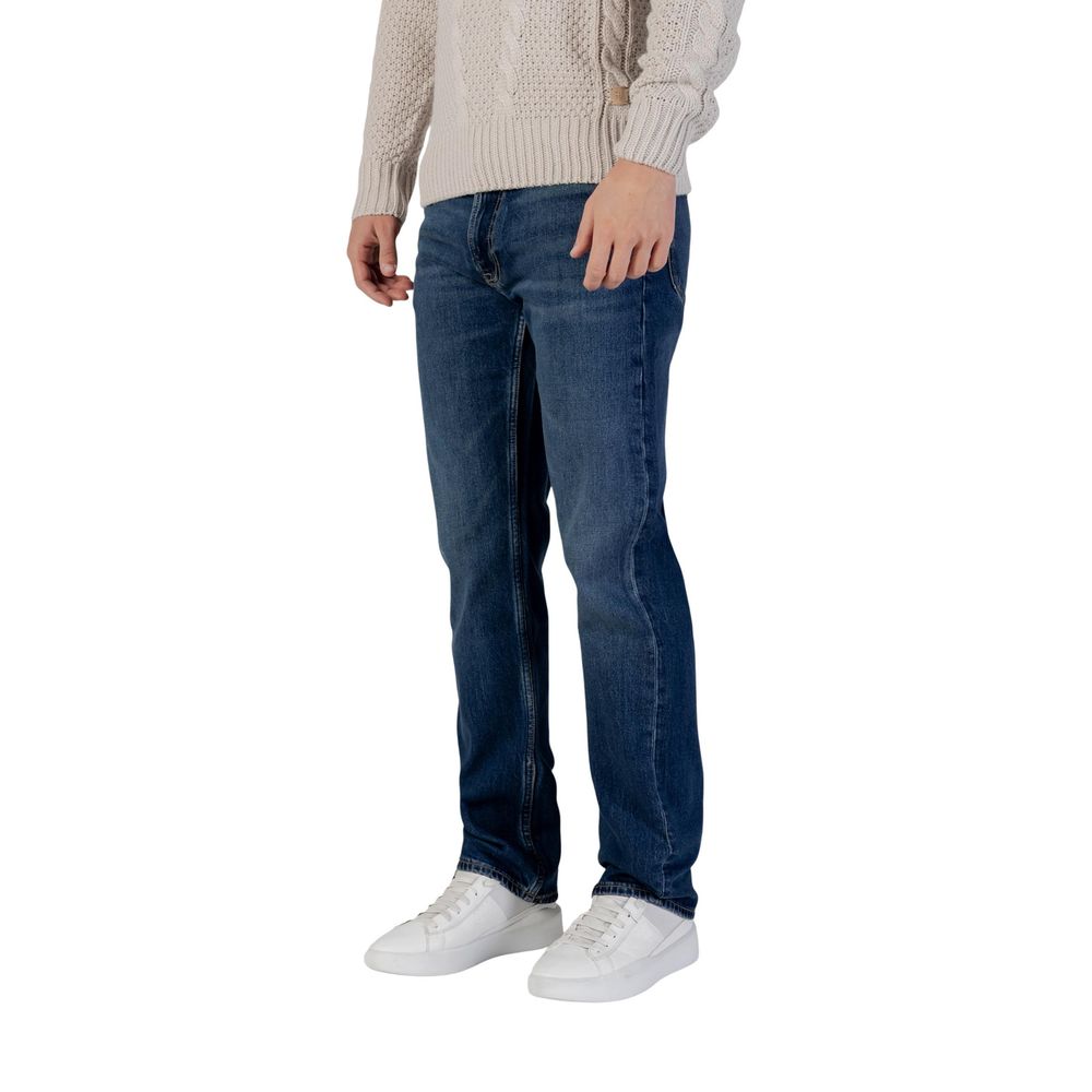 Calvin Klein Jeans Black Cotton Relaxed Fit Jeans