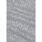 Pieces Gray Recycled Polyester Scarf