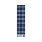 Barbour Blue Wool Scarf