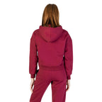 Icon Bordeaux Cotton Hoodie