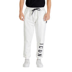 Icon White Cotton Joggers (Workout Pants)