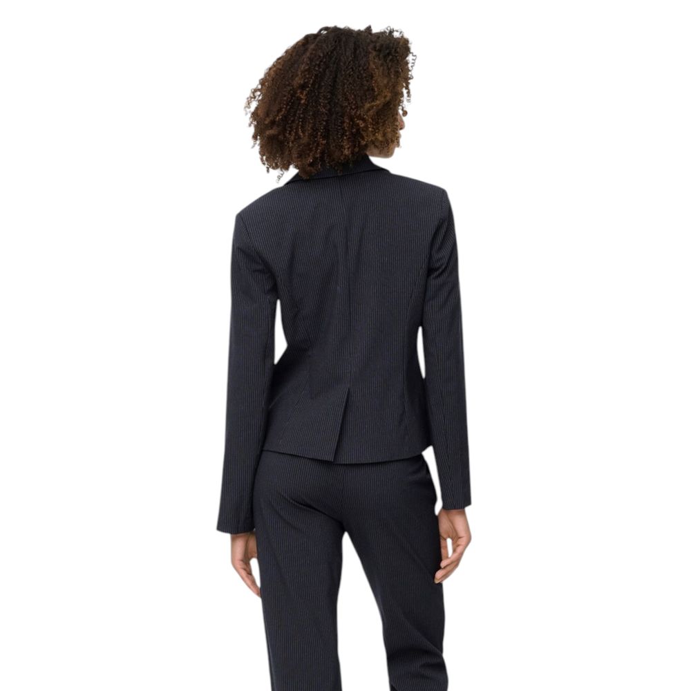 Only Blue Polyester Blazer