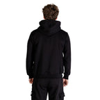 Icon Black Cotton Hoodie