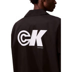 Calvin Klein Jeans Black Polyester Shell Jacket