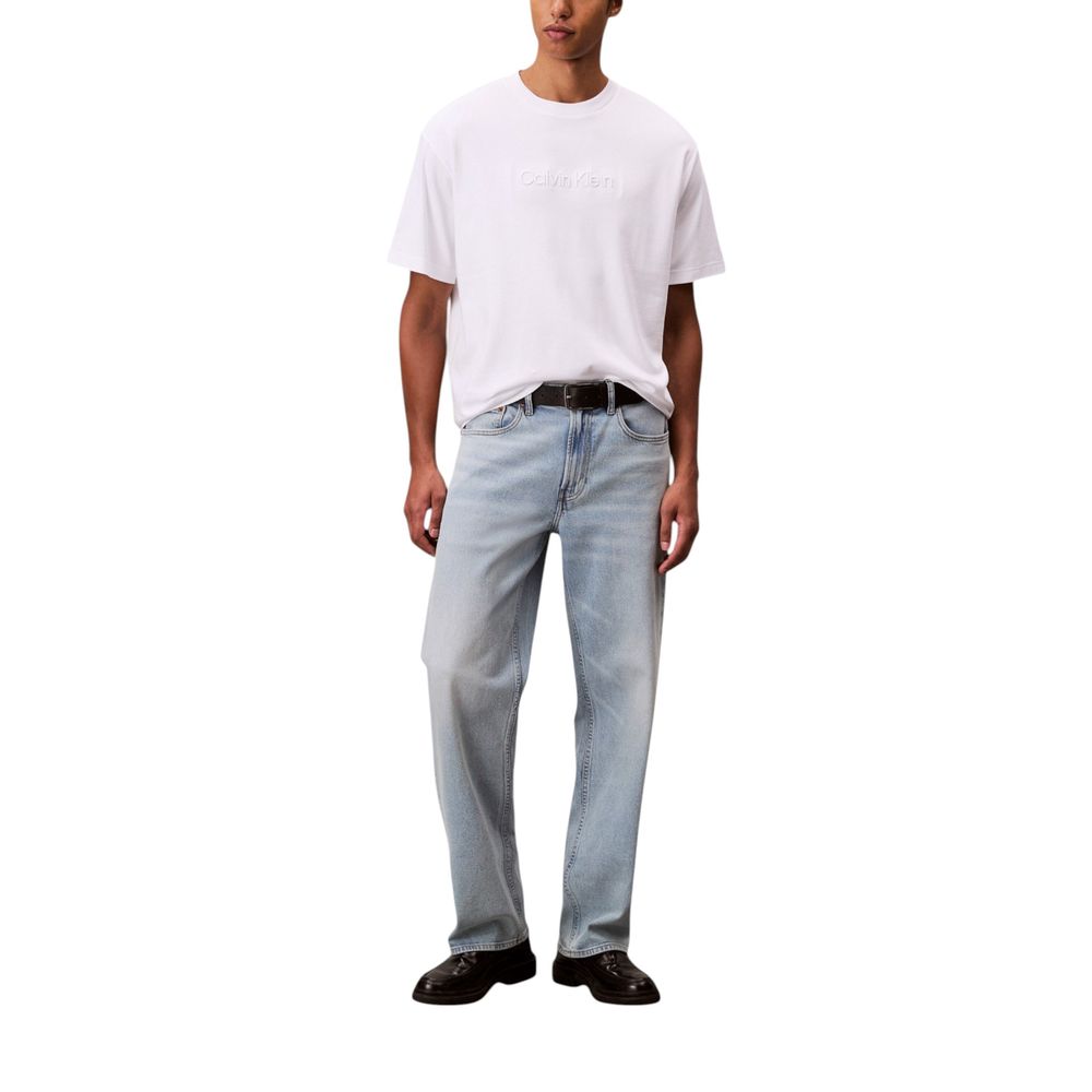 Calvin Klein White Cotton T-Shirt
