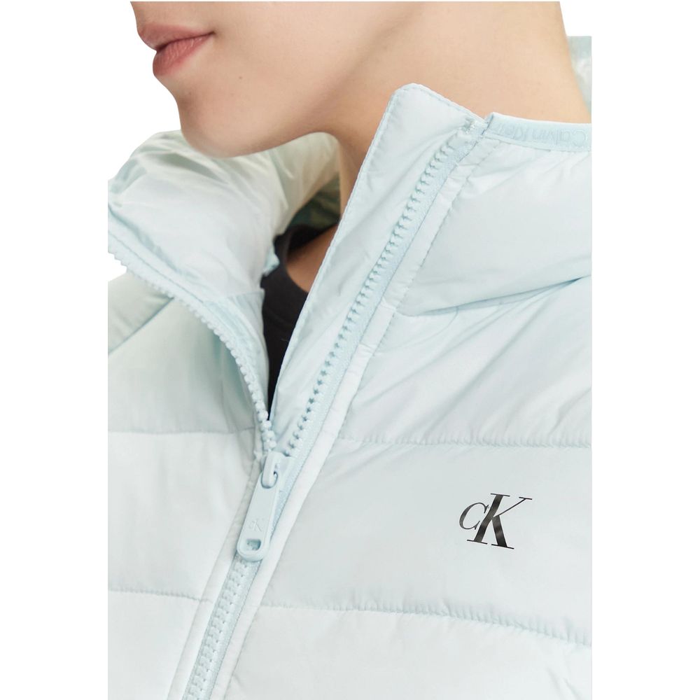 Calvin Klein Jeans Turquoise Polyamide Shell Jacket
