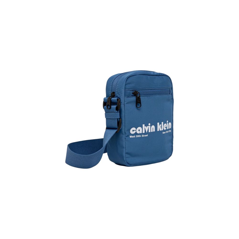 Calvin Klein Blue Recycled Polyester Crossbody Bag