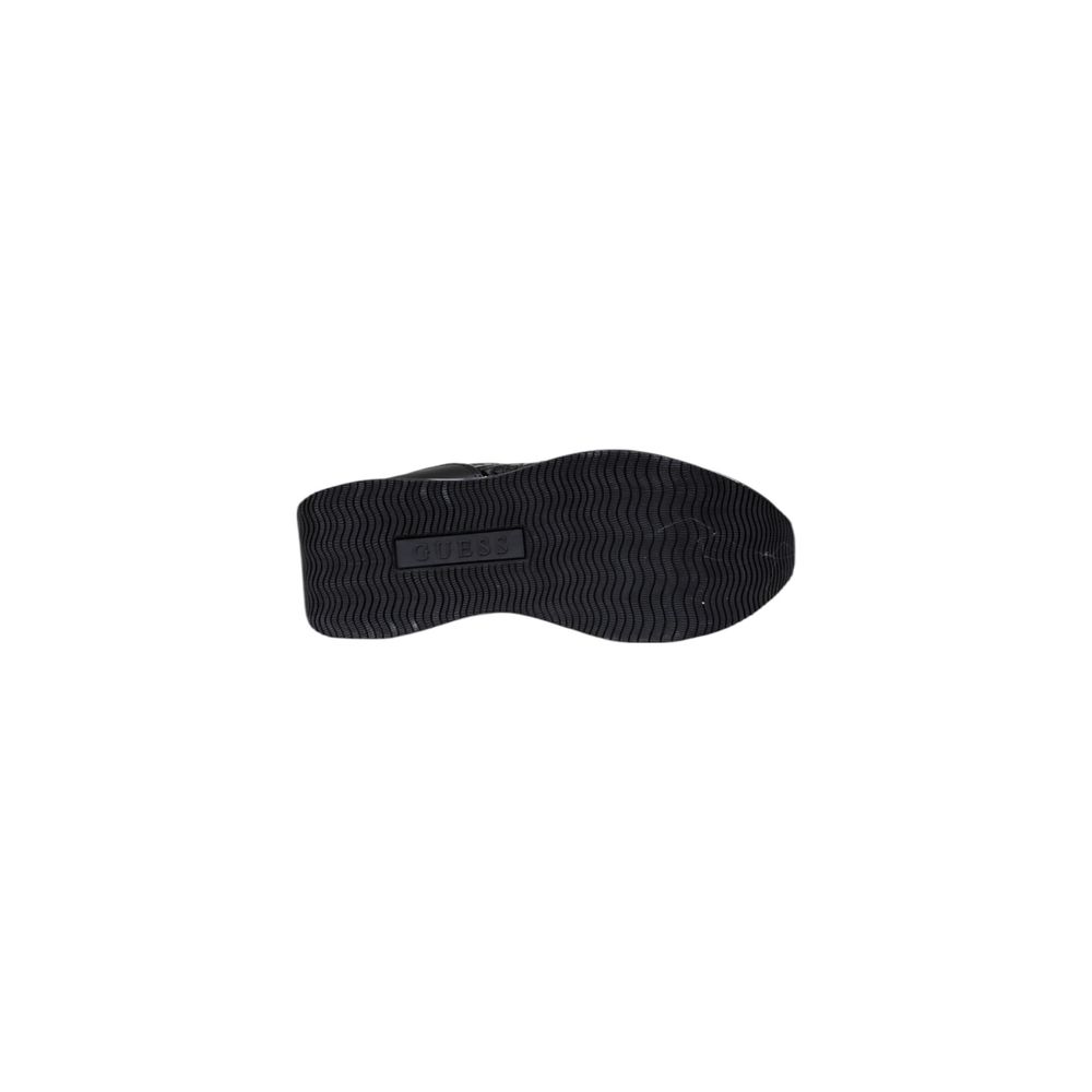 Guess Black Polyethylene Platform Sneakers