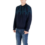 Armani Exchange Black Marabou Sweatshirt