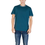 Armani Exchange Black Cotton T-Shirt