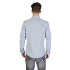 Only & Sons Blue Cotton Dress Shirt