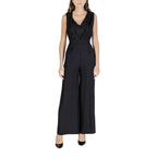 Rinascimento Black Polyester Jumpsuit
