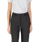 Rinascimento Black Polyester Casual Pants