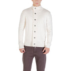 Gianni Lupo Cream Marabou Sweatshirt