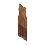 PINKO Brown Polyester Casual Dress