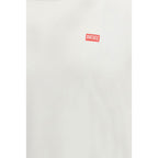 Diesel White Cotton T-Shirt