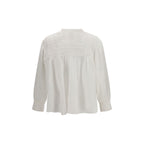 Marant Etoile White Cotton Blouse