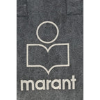 Isabel Marant Gray Cotton Shoulder Bag