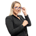 Emilio Pucci Blue Plastic Glasses (Frames)