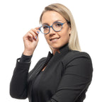 Emilio Pucci Blue Plastic Glasses (Frames)