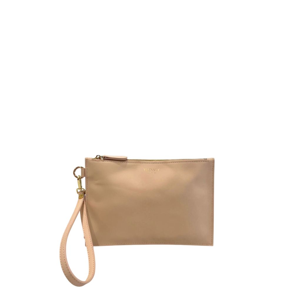 Twinset Pink Polyurethane Women Clutch