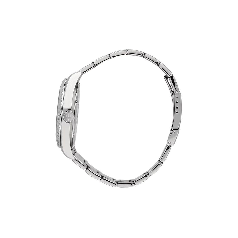 Maserati Gray Stainless Steel Dress Watch
