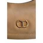 Twinset Beige PU Women Shoulder Bag