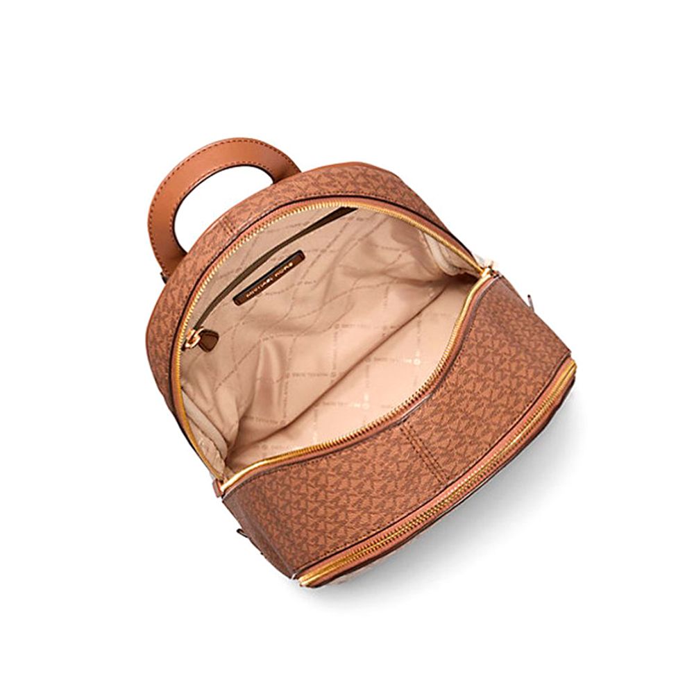 Michael Kors Brown Leather Backpack