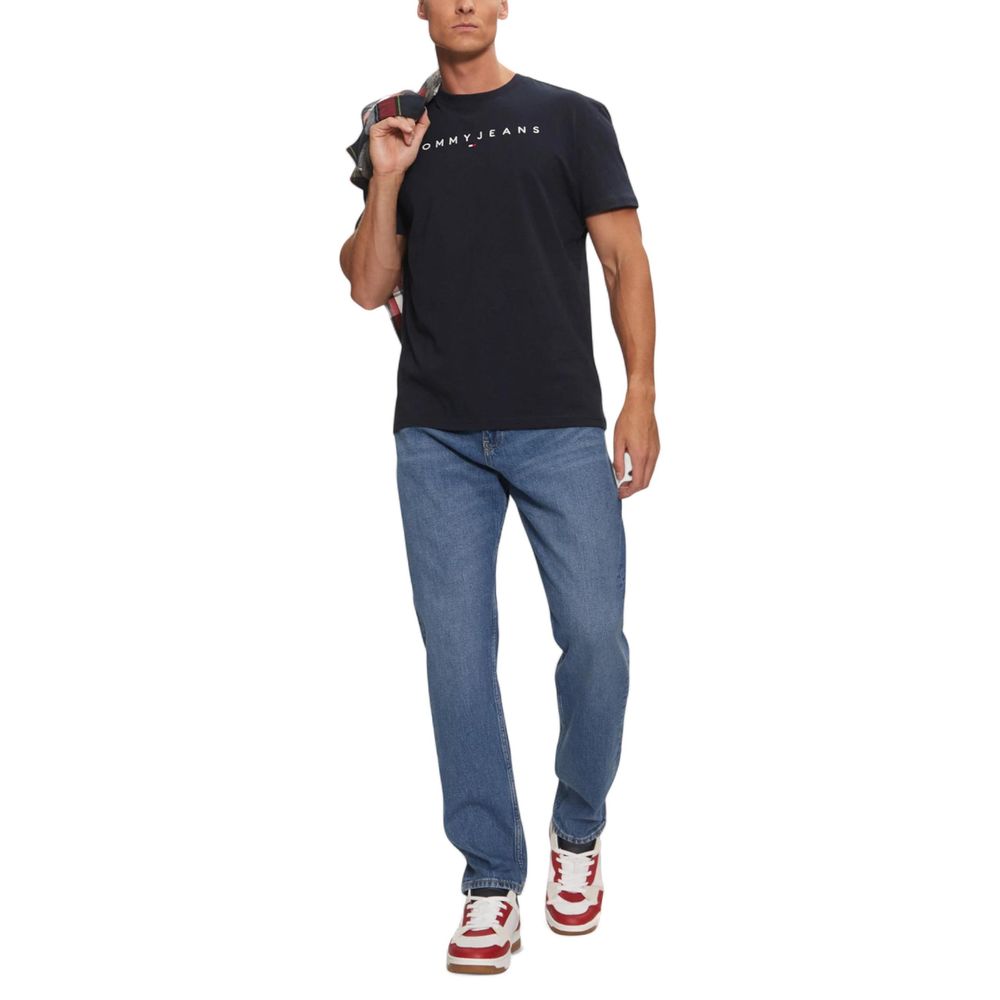 Tommy Hilfiger Jeans Blue Recycled Cotton T-Shirt