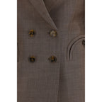 Blazé Milano Brown Fleece Wool Blazer
