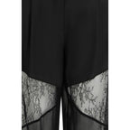 PINKO Black Polyester Casual Pants