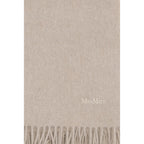 Max Mara Beige Cashmere Scarf
