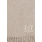 Max Mara Beige Cashmere Scarf