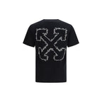Off-White Black Cotton T-Shirt