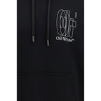 Off-White Black Cotton Sweatshirt
