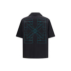 Off-White Black Cotton Shortsleeve Shirt