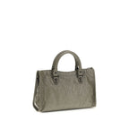 Balenciaga Gray Lamb Ovis Aries Aries Shoulder Bag