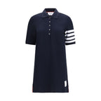 Thom Browne Blue Cotton Casual Dress