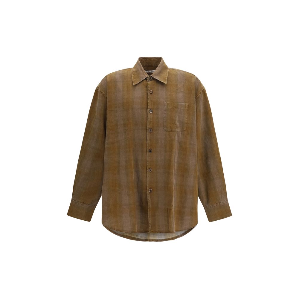 Our Legacy Brown Cotton Pattern Shirt