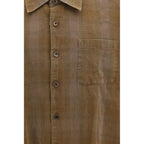Our Legacy Brown Cotton Pattern Shirt