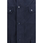 Barbour International Blue Cotton Full-Length Jacket